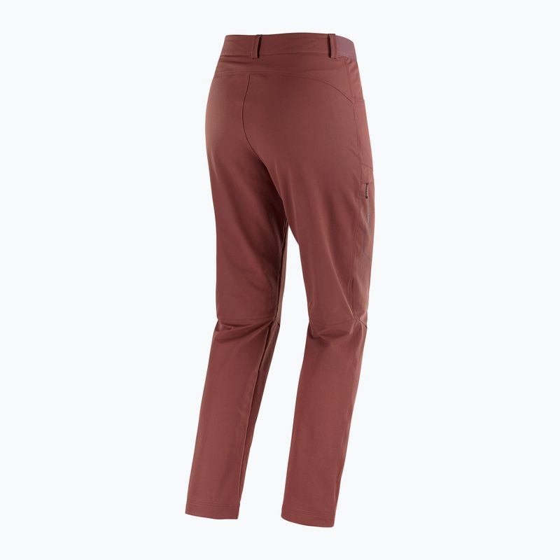 Pantaloni trekking da donna Salomon Wayfarer Warm rum raisin 8