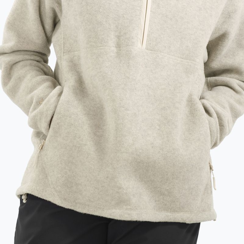 Felpa trekking donna Salomon Chroma Fleece Hz giorno di pioggia 5