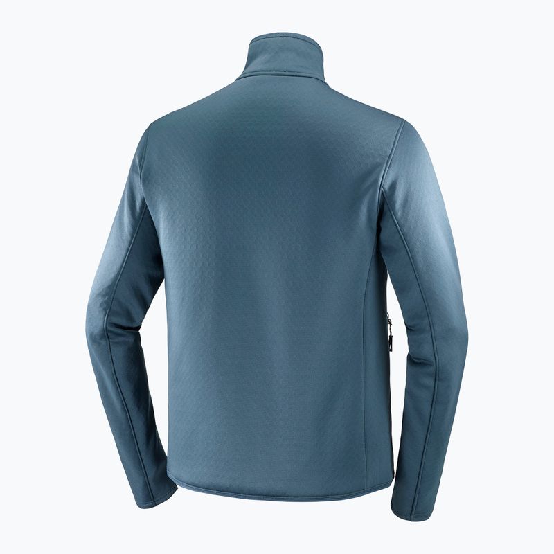 Felpa da trekking Salomon Essential Midwarm Fz midnight navy da uomo 7