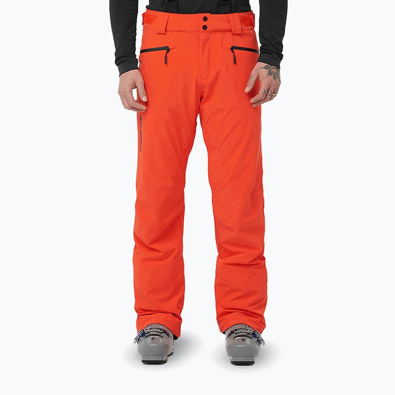 Pantaloni da sci da uomo Salomon Edge cherry tomato