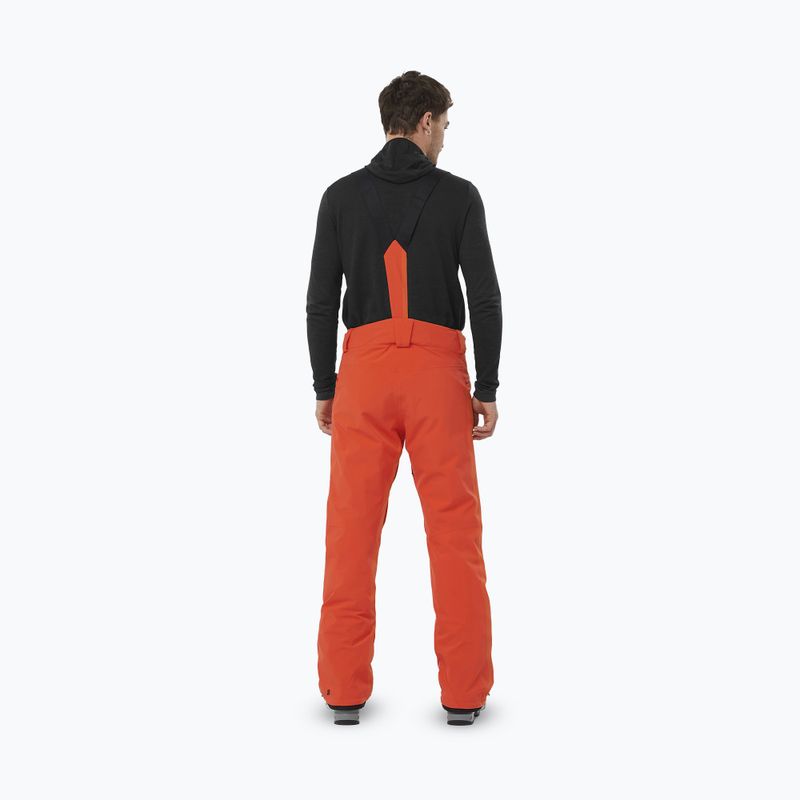 Pantaloni da sci da uomo Salomon Edge cherry tomato 2