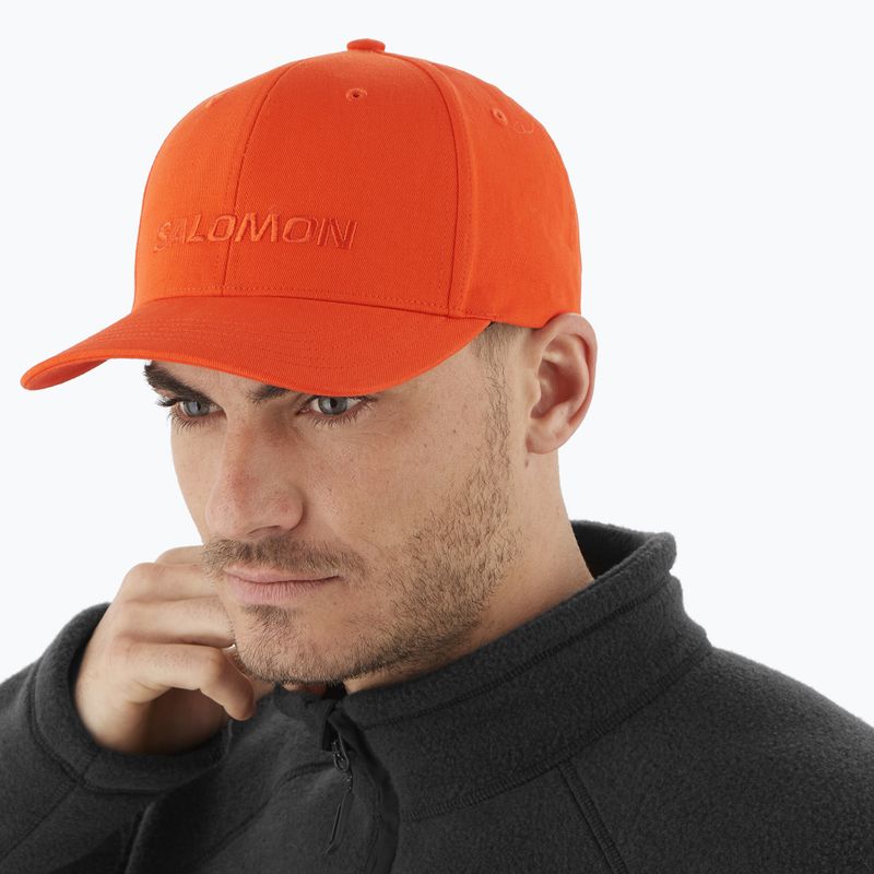 Cappello da baseball Salomon Logo pomodoro ciliegia 4