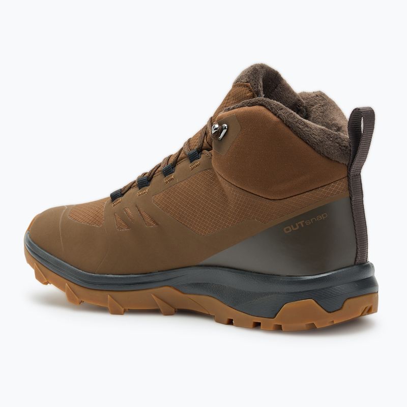 Salomon Outsnap CSWP scarpe da trekking uomo dark darth/ delicioso/ gum 8 3