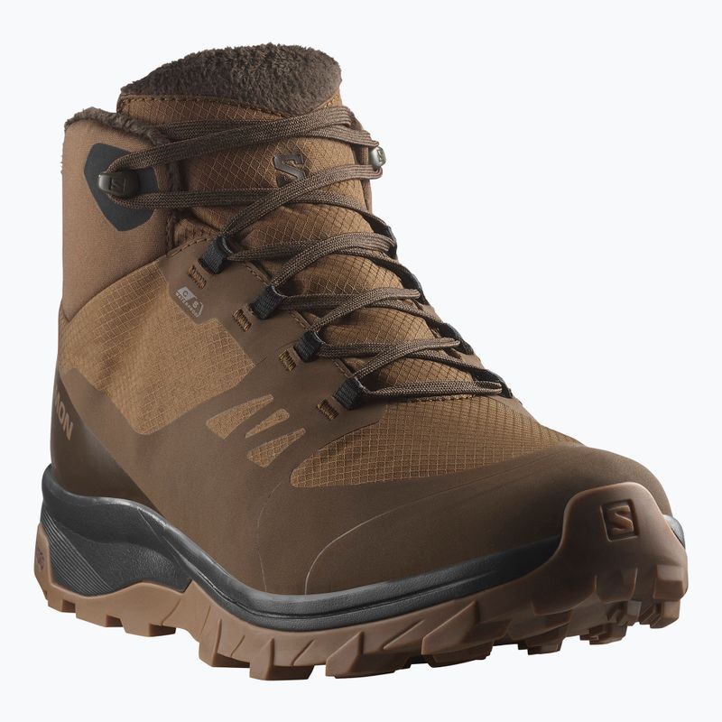 Salomon Outsnap CSWP scarpe da trekking uomo dark darth/ delicioso/ gum 8 8