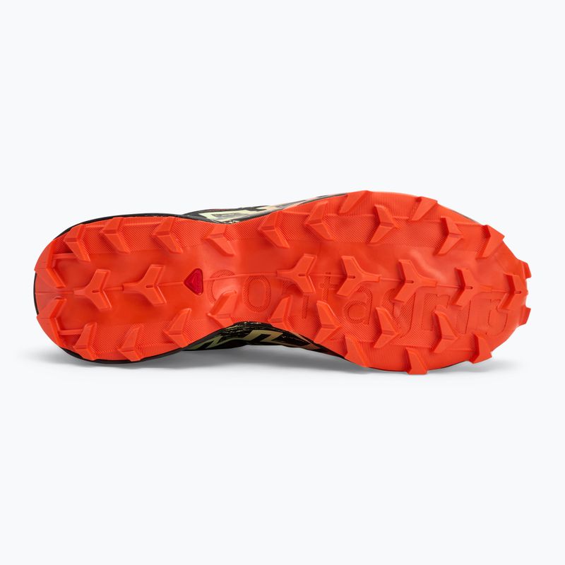 Salomon Speedcross 6 scarpe da corsa da uomo rum uva passa/pomodoro ciliegia/cognac 4