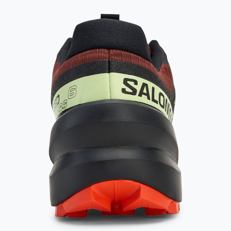 Salomon Speedcross 6 scarpe da corsa da uomo rum uva passa/pomodoro ciliegia/cognac 6
