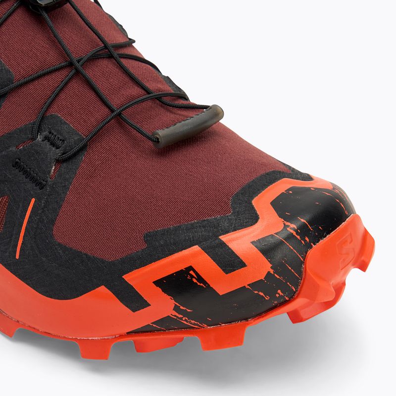 Salomon Speedcross 6 scarpe da corsa da uomo rum uva passa/pomodoro ciliegia/cognac 7