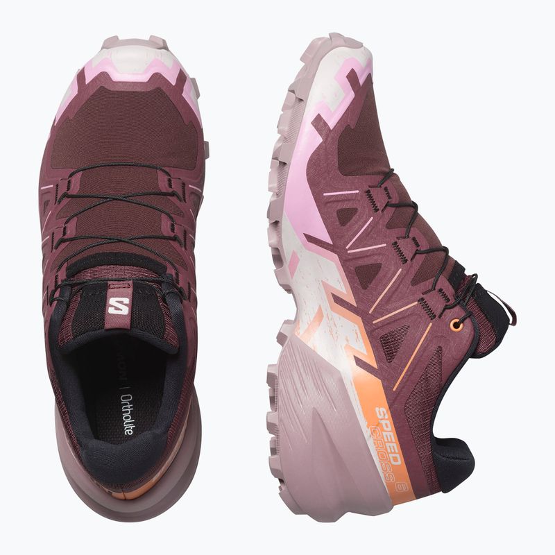 Salomon Speedcross 6 scarpe da corsa donna catawba grape/papaya/deauville mauve 13