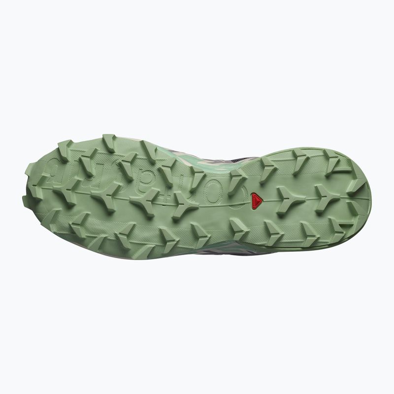 Salomon Speedcross 6 scarpe da corsa da donna castlerock/vanilla ice/smoke green 10