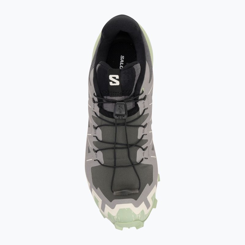 Salomon Speedcross 6 scarpe da corsa da donna castlerock/vanilla ice/smoke green 5
