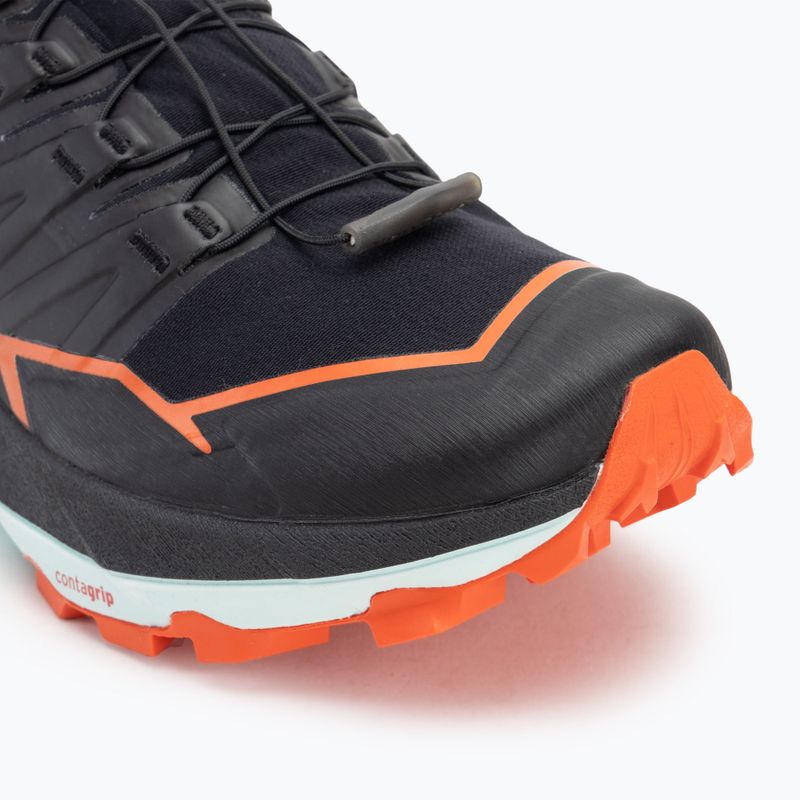 Salomon Thundercross scarpe da corsa da uomo nero/pomodoro rosso/verde elettrico 7