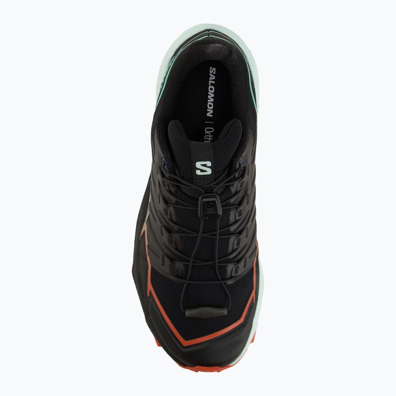 Scarpe da corsa Salomon Thundercross da donna nero/pomodoro rosso/verde elettrico 5
