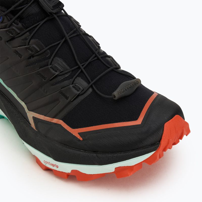 Scarpe da corsa Salomon Thundercross da donna nero/pomodoro rosso/verde elettrico 7