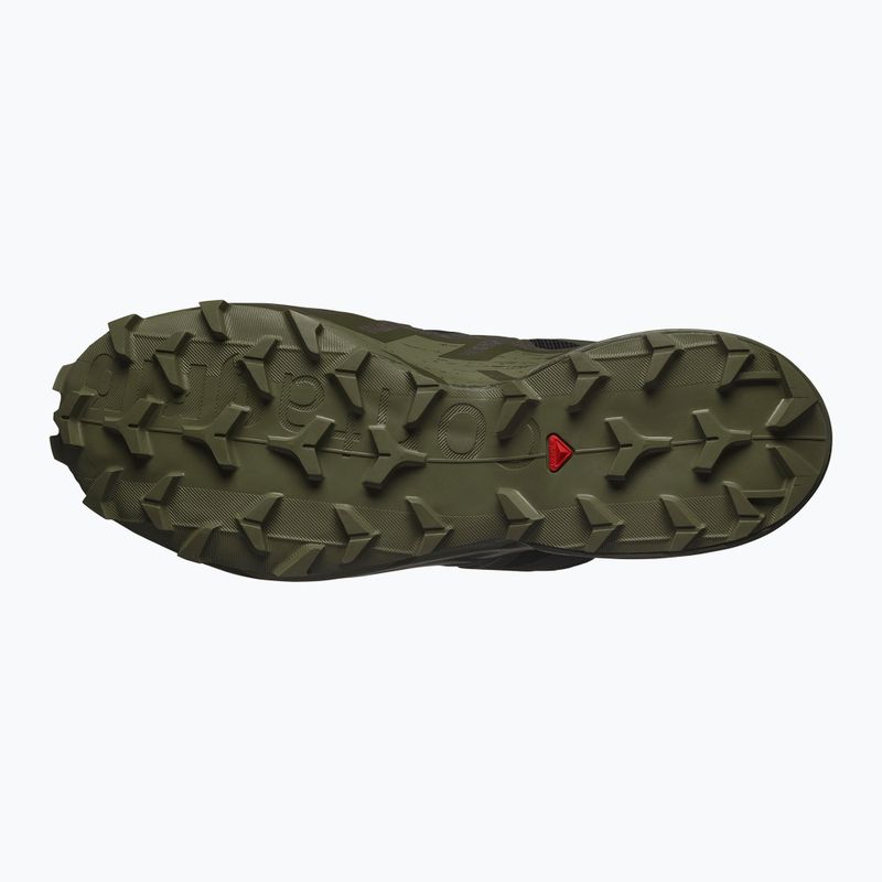 Scarpe da corsa da uomo Salomon Speedcross 6 GTX nero/torba/verde lichene profondo 12