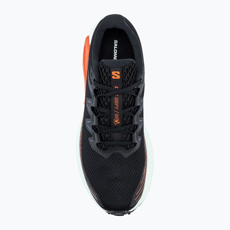 Scarpe da corsa da uomo Salomon Drx Defy GRVL nero / pomodoro ciliegia / baia nuovo 5