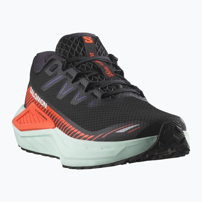 Scarpe da corsa da uomo Salomon Drx Defy GRVL nero / pomodoro ciliegia / baia nuovo 8