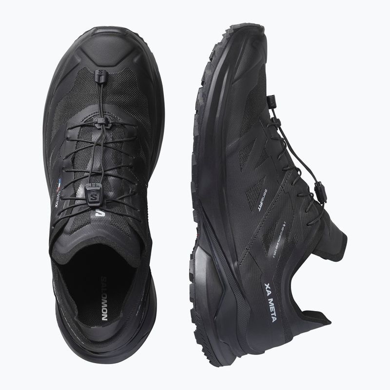Scarpe da corsa da uomo Salomon XA Meta Made In France nero/nero/nero 12