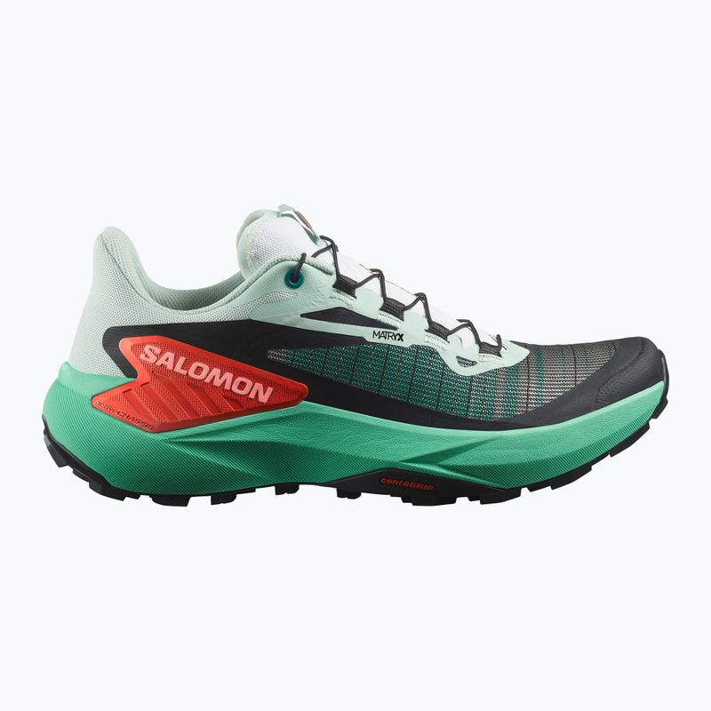 Scarpe da corsa Salomon Genesis bay/verde elettrico/ciliegia da donna 9