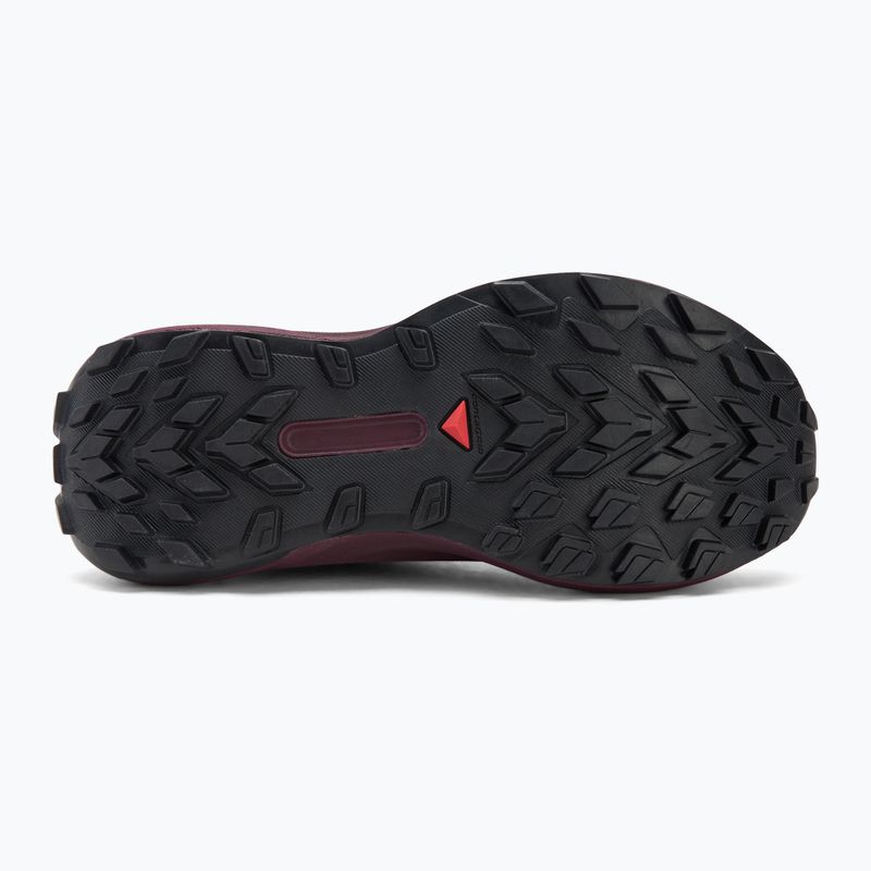 Scarpe da corsa da donna Salomon Genesis GTX rose taupe/orchidea nera/bouquet 4