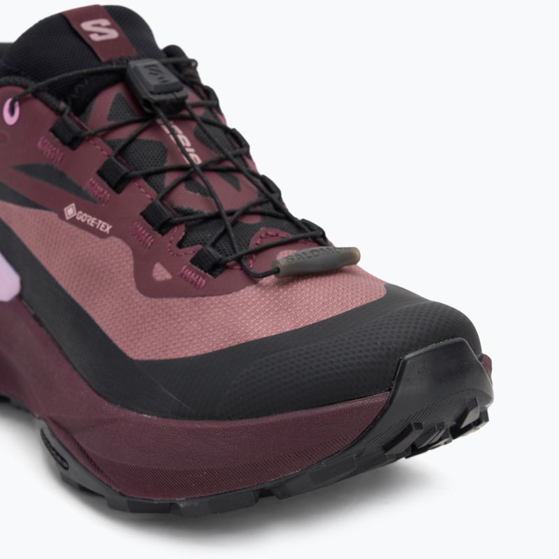 Scarpe da corsa da donna Salomon Genesis GTX rose taupe/orchidea nera/bouquet 7