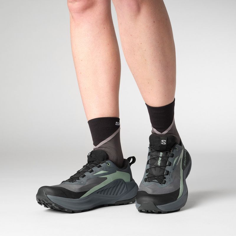 Salomon Genesis GTX scarpe da corsa da donna turbolenza/nero/verde milieu 3