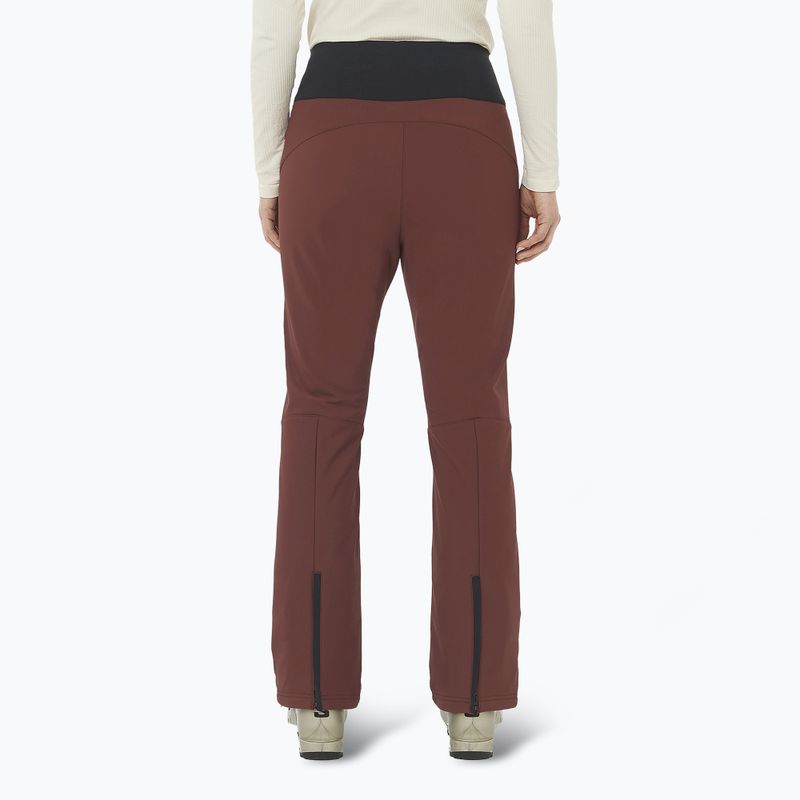 Pantaloni da sci donna Salomon Reason rum raisin 2