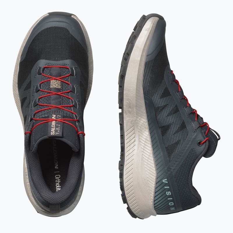 Salomon Vision scarpe da corsa uomo india ink/cameo blue/almond milk 12