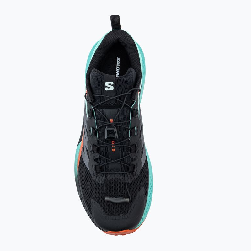 Scarpe da corsa da uomo Salomon Sense Ride 5 nero/bay/ciliegia pomodoro 5