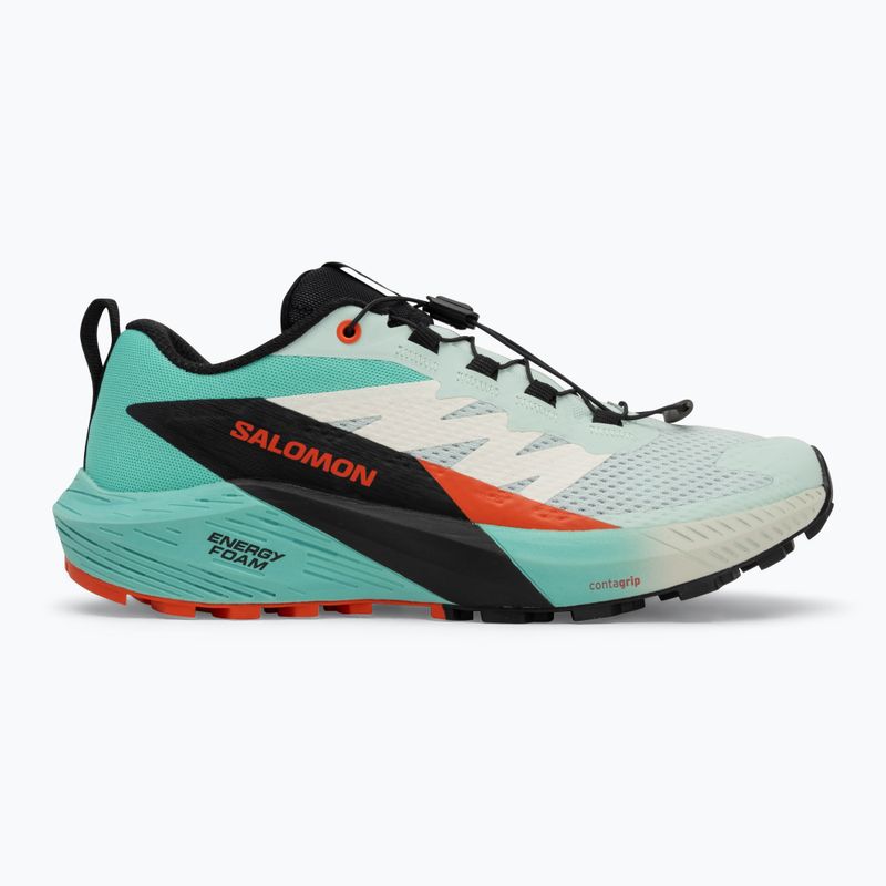 Scarpe da corsa da donna Salomon Sense Ride 5 bay/nero/ciliegia pomodoro 2
