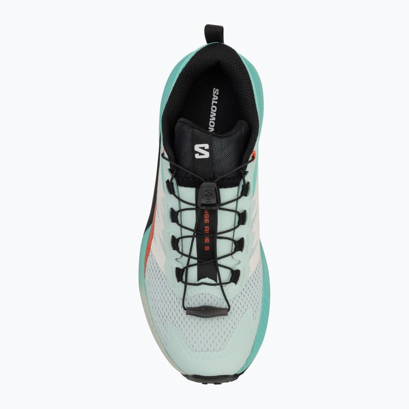 Scarpe da corsa da donna Salomon Sense Ride 5 bay/nero/ciliegia pomodoro 5