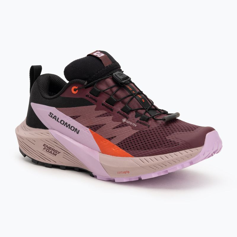 Salomon Sense Ride 5 GTX scarpe da corsa da donna catawba grape/orchid bouquet/cherry tomato