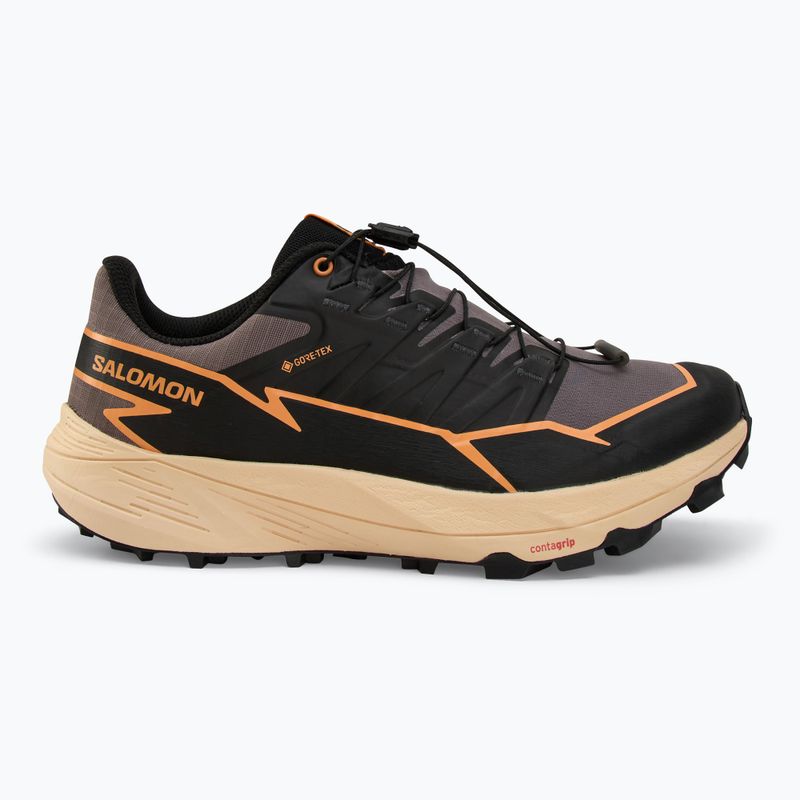 Salomon Thundercross GTX scarpe da corsa donna squalo/nero/papaya 2