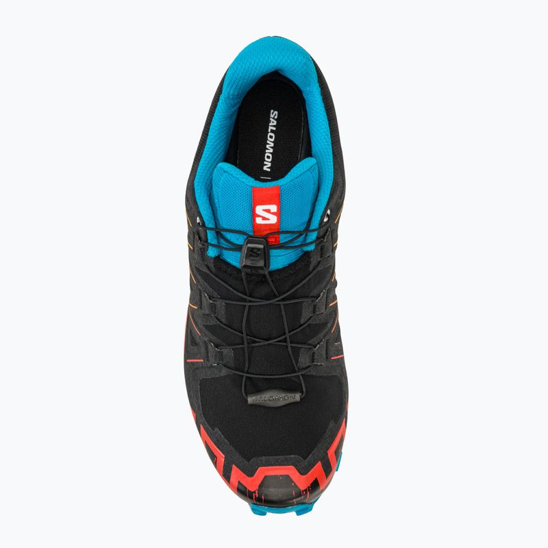 Salomon Speedcross 6 nero/bianco/transcend blue scarpe da corsa da uomo 7