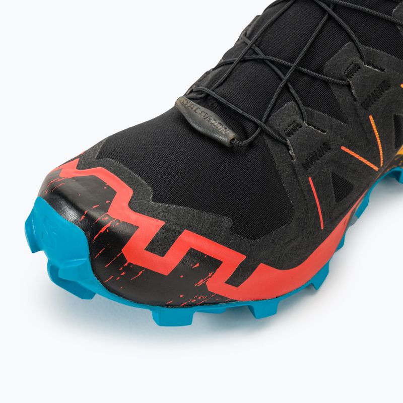 Salomon Speedcross 6 nero/bianco/transcend blue scarpe da corsa da uomo 9