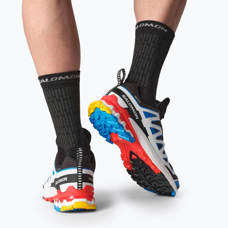Salomon XA Pro 3D V9 GTX scarpe da corsa da uomo nero/bianco/blu scuro 5