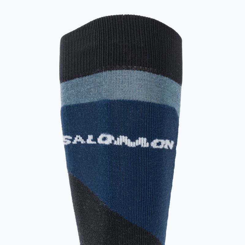 Calze da sci Salomon S/Access 2 paia nero/blu aperto 6