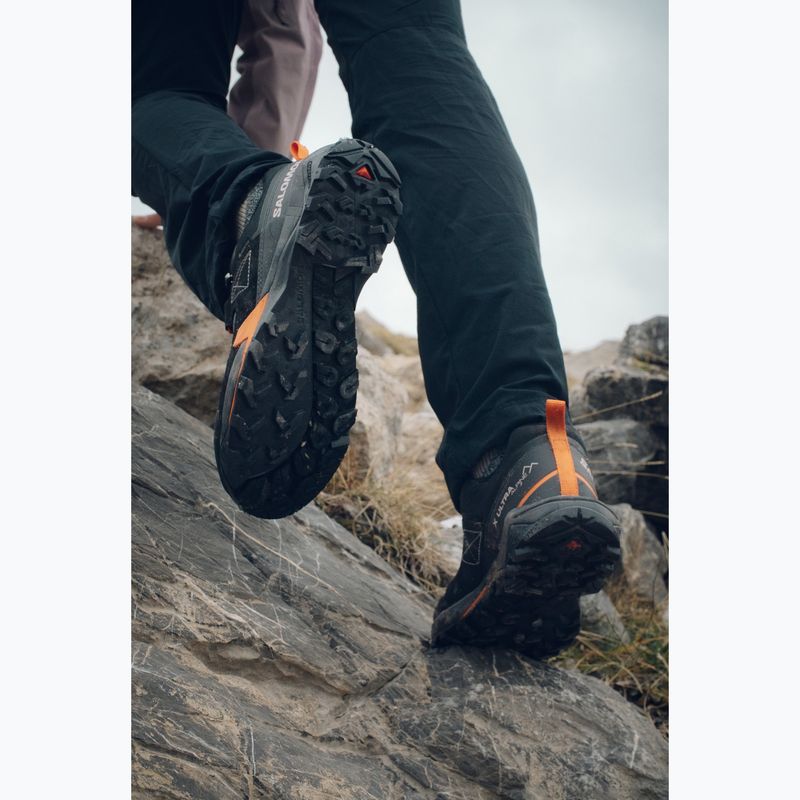 Scarponi da trekking da uomo Salomon X Ultra Alpine GTX grisaglia/nero/arancio rosso 18