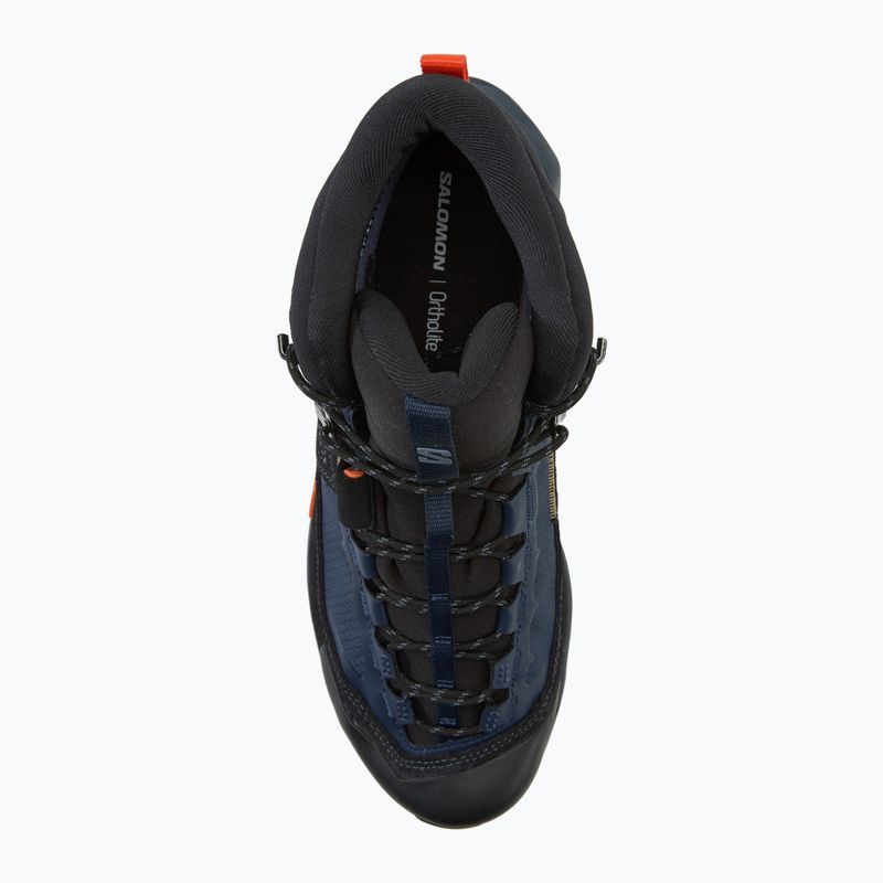 Scarpe da trekking da uomo Salomon X Ultra Alpine MID GTX blu notte/nero/arancio rosso 5