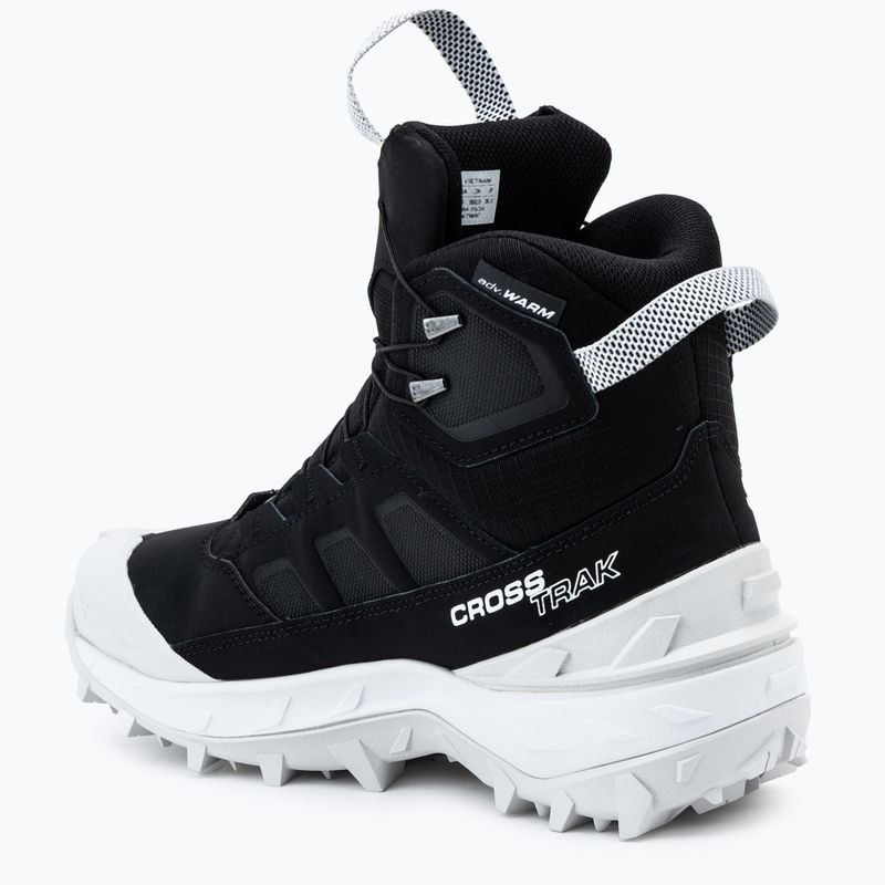 Salomon Crossrak Powder WP scarpe da trekking da uomo nero/nero/bianco 3