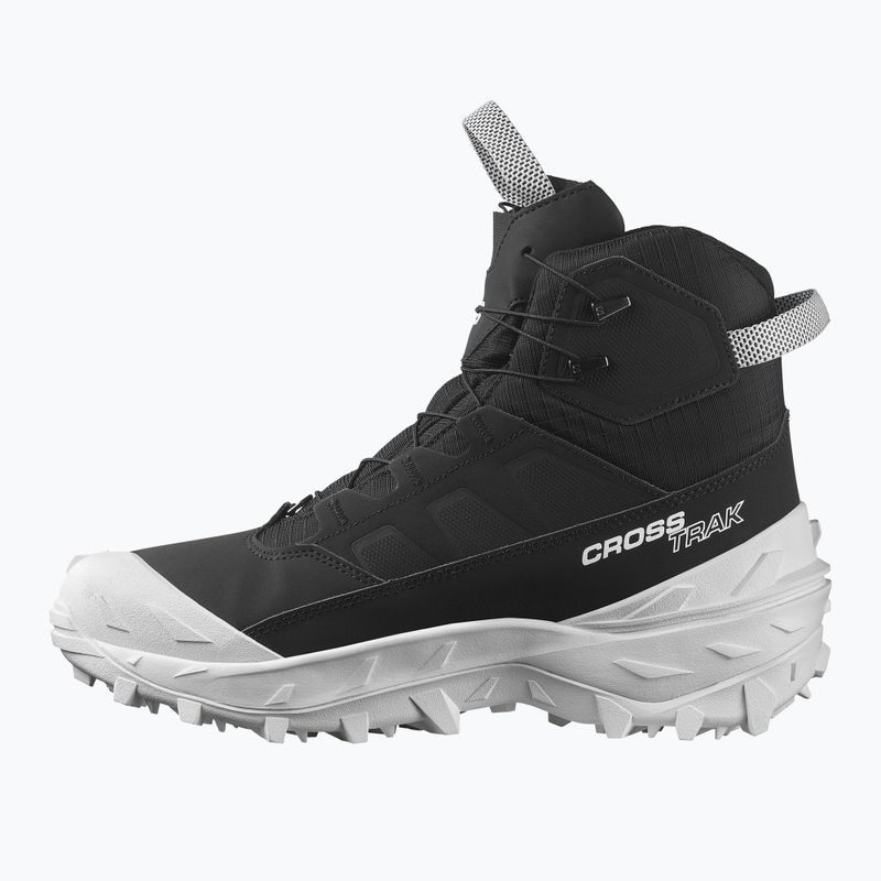 Salomon Crossrak Powder WP scarpe da trekking da uomo nero/nero/bianco 10