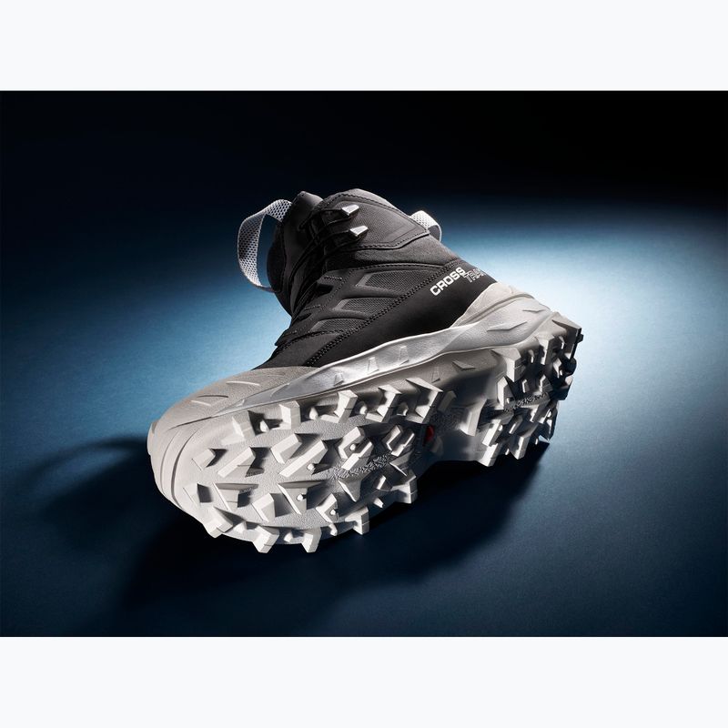 Salomon Crossrak Powder WP scarpe da trekking da uomo nero/nero/bianco 16