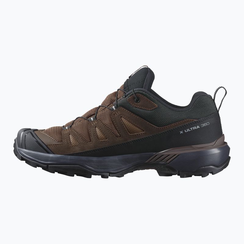 Scarponi da trekking da uomo Salomon X ULTRA 360 LTR GTX terra scura/delicioso/pelle di squalo 10