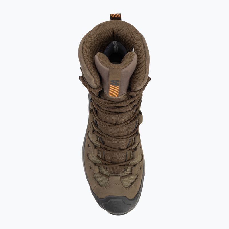 Salomon Quest Tracker High GTX scarpe da trekking terra marrone/verde 5
