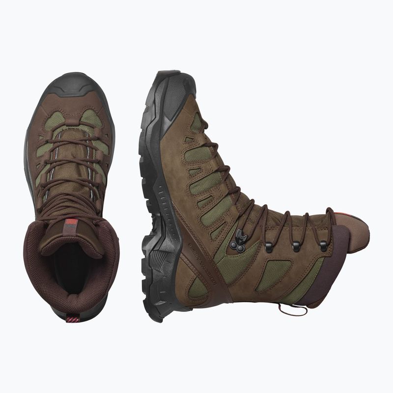 Salomon Quest Tracker High GTX scarpe da trekking terra marrone/verde 13
