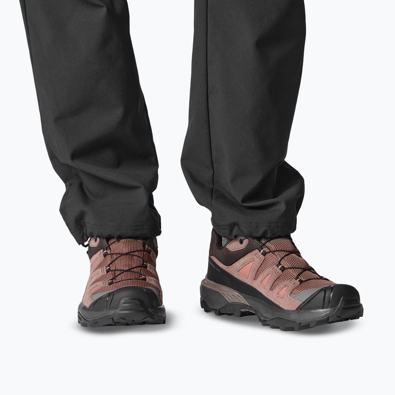 Scarpe da trekking da donna Salomon X ULTRA 360 LTR GTX cognac/peppercorn/black 8