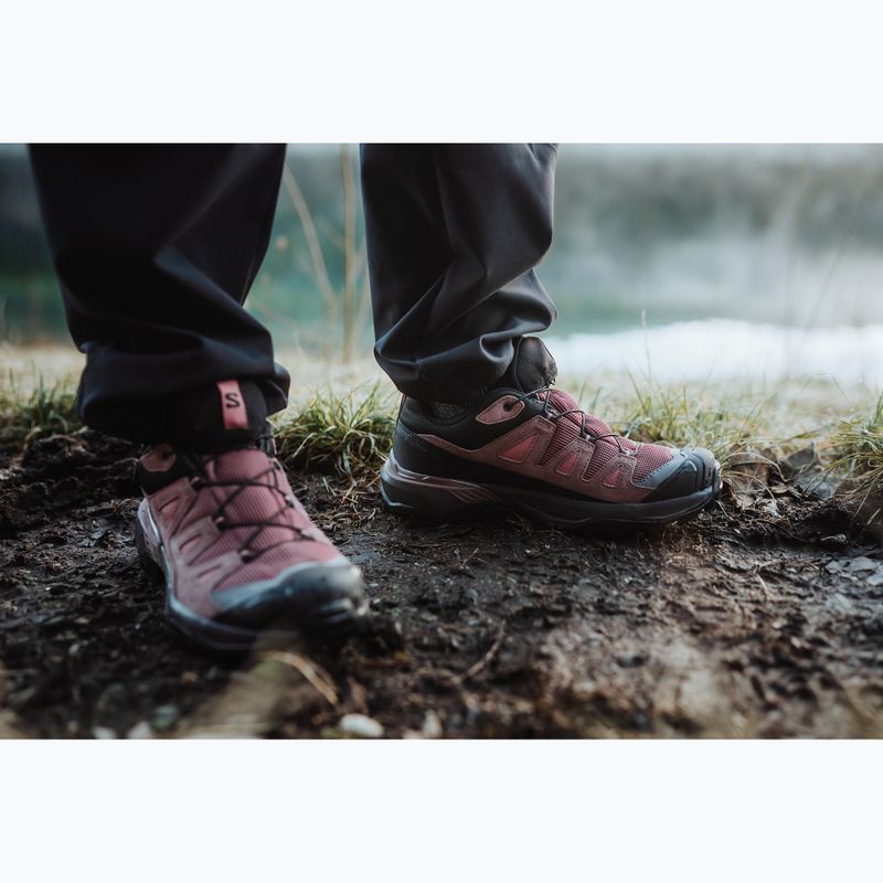 Scarpe da trekking da donna Salomon X ULTRA 360 LTR GTX cognac/peppercorn/black 10