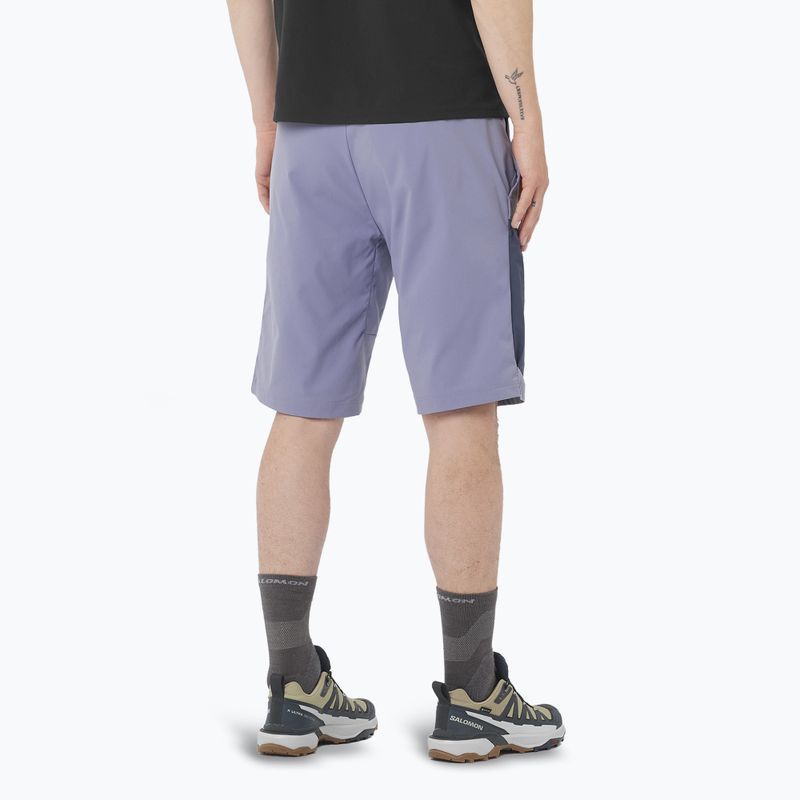 Pantaloncini da trekking Salomon Outerpath Utility uomo blu granito / blu notte 2