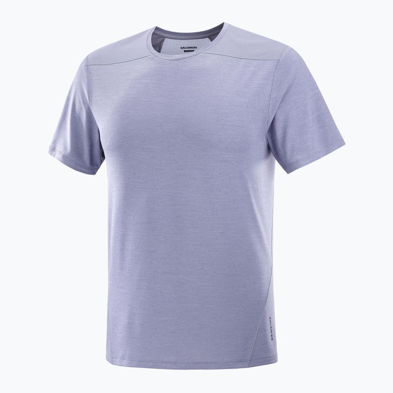 Salomon Outline Tee Uomo blu granito 4