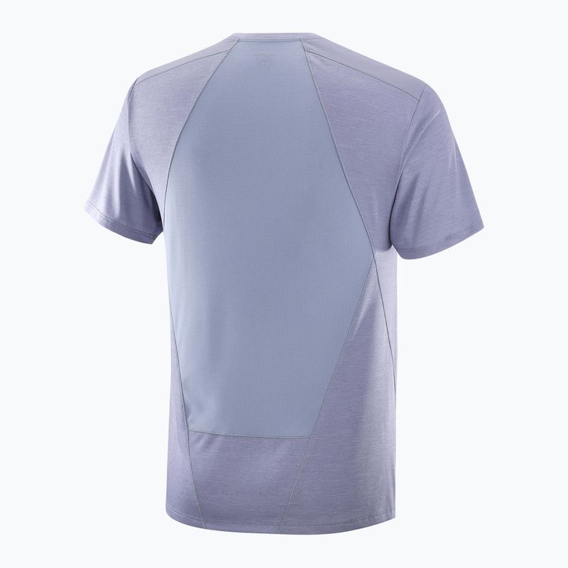 Salomon Outline Tee Uomo blu granito 5