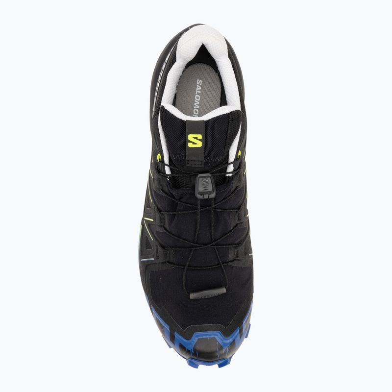 Salomon Speedcross 6 Gtx Fan Fuoco nero/surf the web/giallo sicurezza uomini scarpe da corsa 5